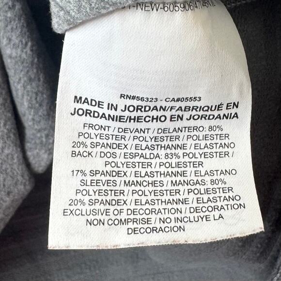 Nike Dri-Fit 1/4 Zip Pullover Jacket Women’s Large Gray Lightweight Performance - Picture 9 of 11